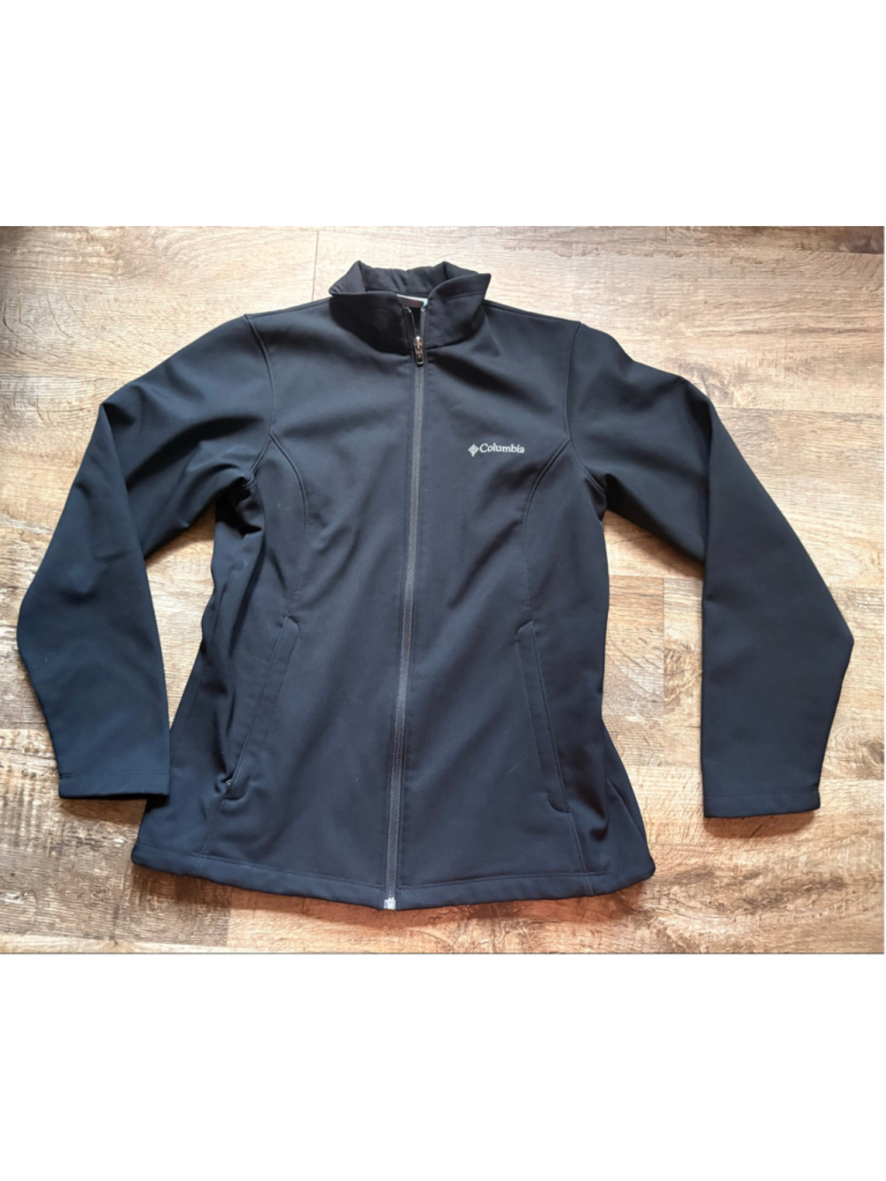 Columbia Womens Kruser Ridge Softshell Jacket Black Fleece Lined Zip Up Small